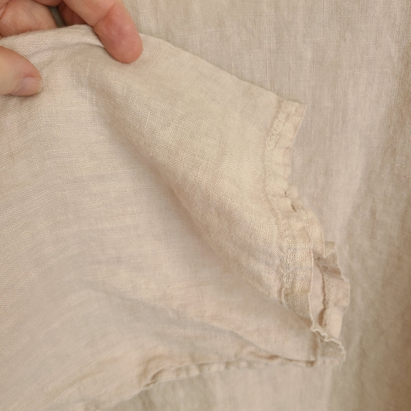 Stella Martini 2X Blush Pink Lace Hem Blouse - Picture 6 of 8